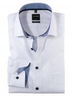 White shirt olymp cotton no modern fit ironing