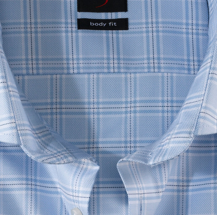 J.A.C.H.S MFG.CO camicia uomo a righe con inserti in contrasto 100% garza cotone