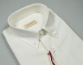 Camicia pancaldi button down maniche corte in misto lino e cotone