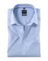 Short-sleeved olymp cotton shirt easy modern fit ironing
