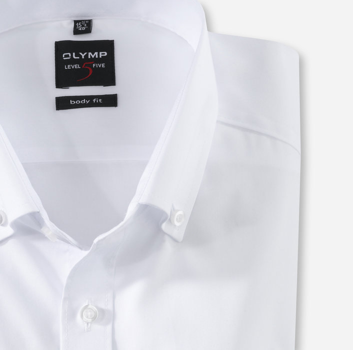 KOSMEEU Camicia Uomo Manica Lunga Shirts Collo Coreana Slim Fit Camicie Tradizionale Bianca per Tempo Libero Facile da Lavare e Stirare Camice Uomo con Tasca S