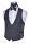 Black smoking baggi ceremony slim fit complete with waistcoat and bow tie