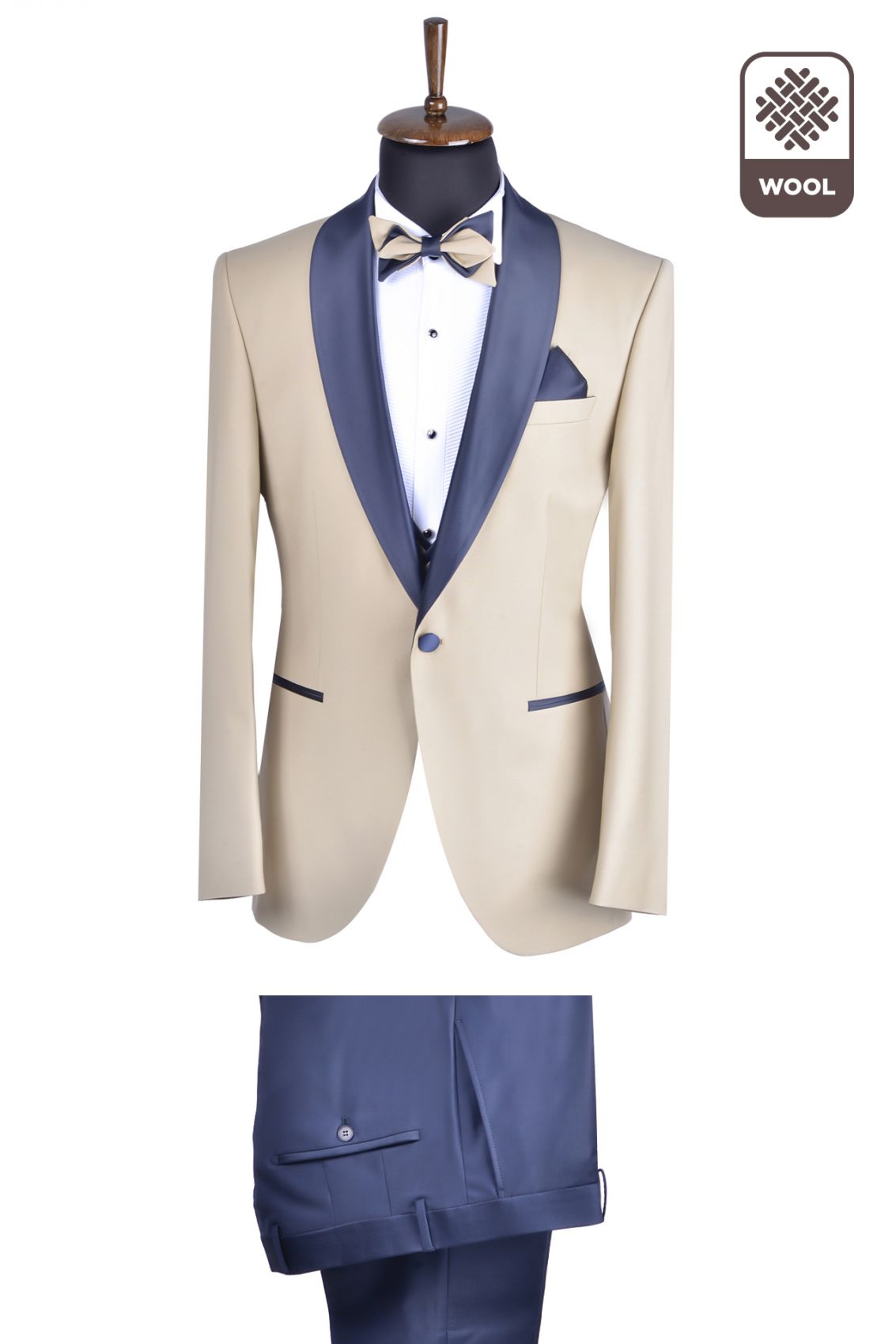 Verhandeling Reclame moeilijk tevreden te krijgen Smoking beige by groom Baggi slim fit complete with waistcoat and bow tie online store Verhandeling Reclame moeilijk tevreden te krijgen Smoking beige by groom Baggi slim fit complete with waistcoat and bow tie online store
