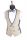 Smoking beige baggi cerimonia slim fit completo di panciotto e papillon