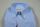 Camicia pancaldi celeste button down maniche corte in misto lino e cotone