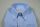 Sky-blue shirt pancaldi button down short sleeves in linen and cotton mixture
