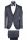 Elegant slim fit dress with shawl neck complete with waistcoat and bow tie