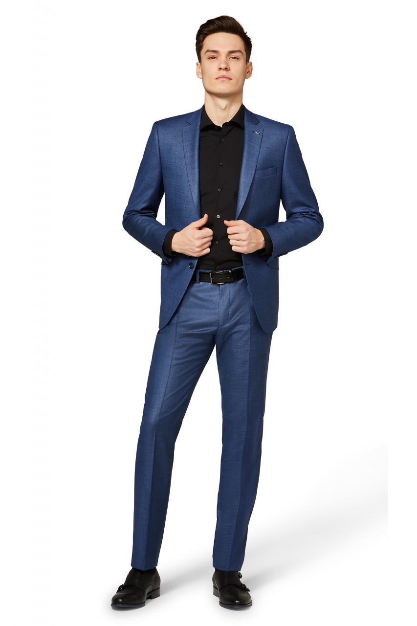 Abito Uomo Slim Fit, Giacca + Pantaloni + Cravatta, Elegante Su Misura, Taglie Disponibili Dalla 46 Alla 56