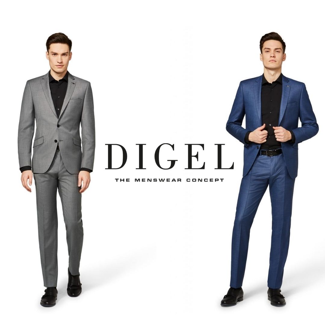 Fashion dress men's Digel Move slim fit stretched online store sales