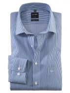 Camicia olymp modern fit a righe azzurro 