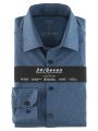 Olymp level five shirt in slim fit blue jersey