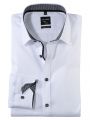 Super slim fit white stretch olymp shirt olymp