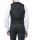 Black digel drop six modern fit dress with reda wool waistcoat 110's