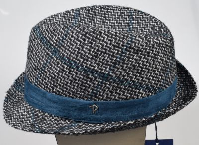 Cappello moda trilby panizza fantasia a quadri