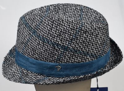 Trilby fashion hat panizza plaid pattern