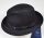 Cappello classico in feltro panizza nero waterproof 