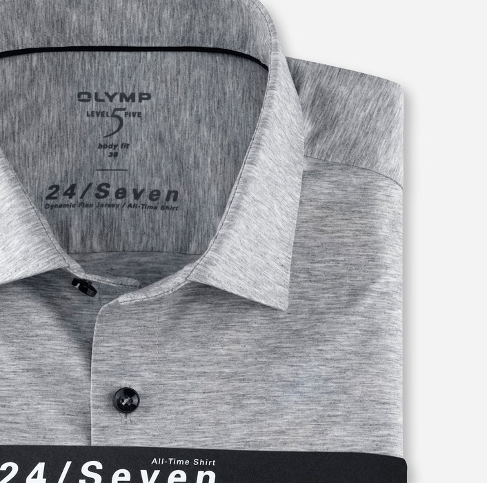 Subliminal Mode Camicia a Maniche Lunghe da Uomo | vestibilità Classica | Comoda e Facile da Lavare | Ideale per L'Ufficio e Le Uscite Informali 444-5 | Grigio Scuro 3XL