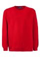 Green Coast red neck round regular fit sweater made in Italy 
