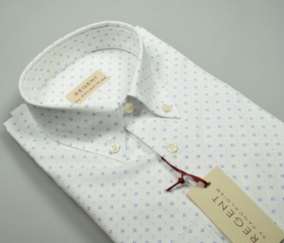 Pancaldi shirt neck button down regular fit cotton stretch