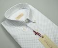 Pancaldi shirt neck button down cotton printed stretch
