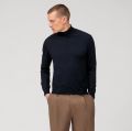 Olymp blue turtleneck sweater in extra fine merino wool