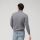 Olymp medium grey turtleneck sweater in extra fine merino wool