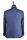 Abito slim fit alla coreana blu damascato con gilet e cravatta 