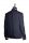 Abito slim fit alla coreana nero damascato con gilet e cravatta 