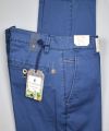 Regular fit sea barrier light blue trousers in stretch cotton