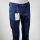 Dark blue slim fit cotton stretch trousers