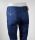 Dark blue slim fit cotton stretch trousers