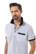 Regular fit green coast polo shirt in Scottish cotton