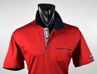 Regular fit green coast polo shirt in Scottish cotton