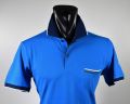 Modern fit turquoise scottish cotton vela blu polo shirt