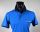 Modern fit turquoise scottish cotton vela blu polo shirt