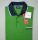 Modern fit green Scottish cotton ingram polo shirt