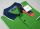 Modern fit green Scottish cotton ingram polo shirt