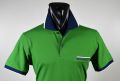 Modern fit green Scottish cotton ingram polo shirt