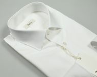 White ingram shirt slim fit cotton popeline