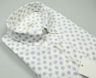 Camicia in lino e cotone ingram button down regular fit