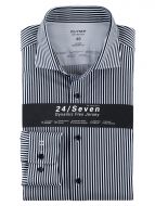 Blue striped shirt olymp modern fit cotton jersey
