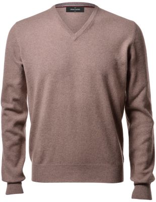 Hazelnut sweater gran sasso pure cashmere