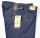 Modern fit trousers blue sea barrier stretch cotton operated