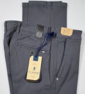 Trousers modern fit dark gray sea barrier cotton stretch operated