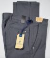 Dark gray sea barrier gabardine stretch regular fit trousers