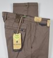 Pantalone sea barrier marrone in cotone raso stretch modern fit