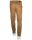 Brown sea barrier trousers in stretch cotton satin modern fit