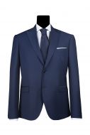 Abito simbols blue slim fit con petto a lancia