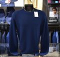 Sweater gran sasso blue extrafine merino wool
