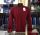 Maglione girocollo gran sasso bordeaux lana merinos extrafine 